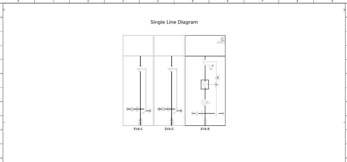 Tek hat şeması (SLD) örnek çıktısı